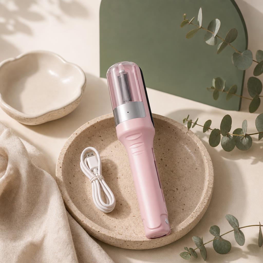Cordless Glide trimmer with its USB charging cable