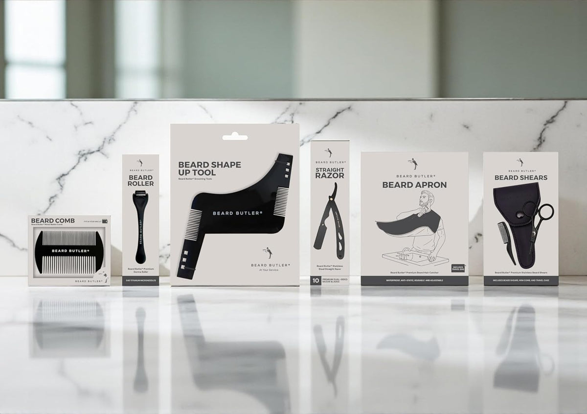 Beard Shape up Tool by  – Beard Template & Lineup Tool – Achieve Sharp Edges, Clean Lines & Perfect Symmetry – Shaping Guide for Jawline & Neckline
