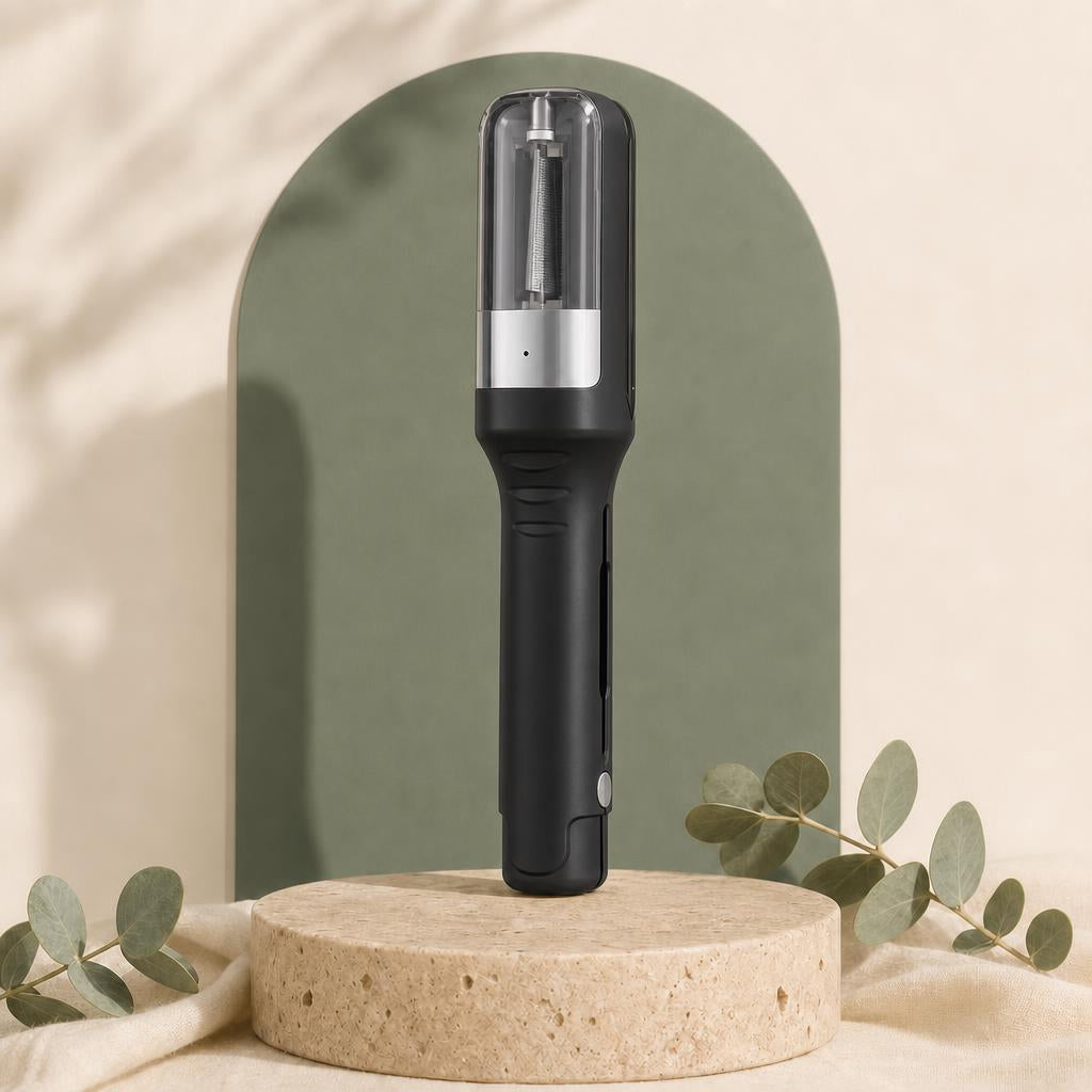 Glide split end trimmer in black